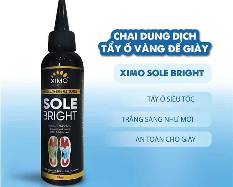 DUNG DỊCH TẨY Ố VÀNG ĐẾ GIÀY